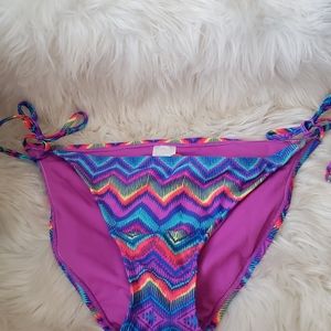 NWT Multi colored bikini bottom